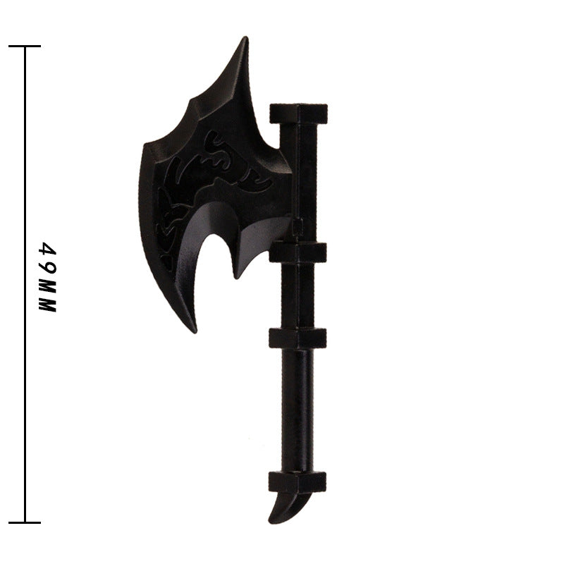 ToyGameShow Minifigure weapon accessories medieval style black