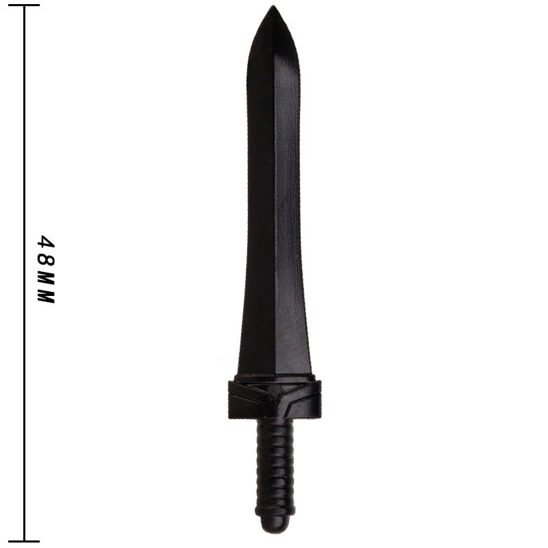 ToyGameShow Minifigure weapon accessories medieval style black