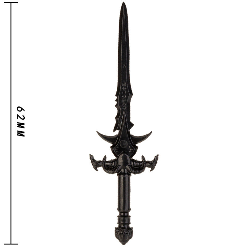 ToyGameShow Minifigure weapon accessories medieval style black