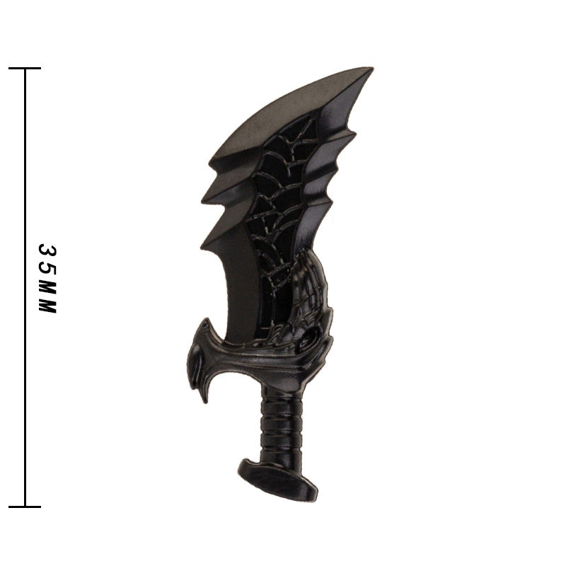 ToyGameShow Minifigure weapon accessories medieval style black