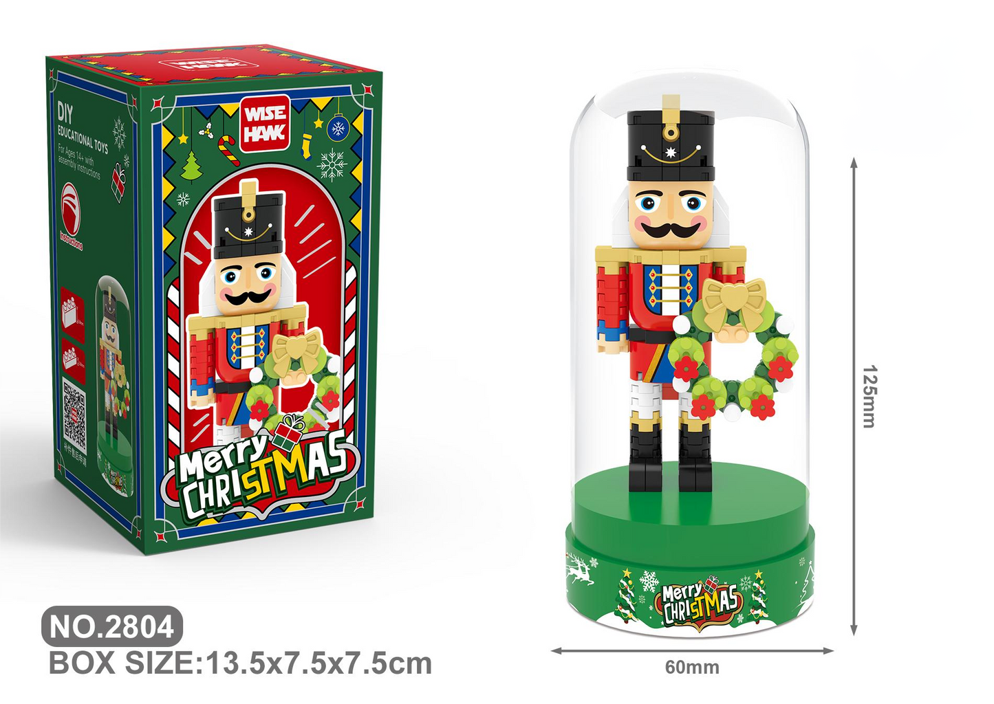 toygameshow nutcracker no.2804 micro building blocks