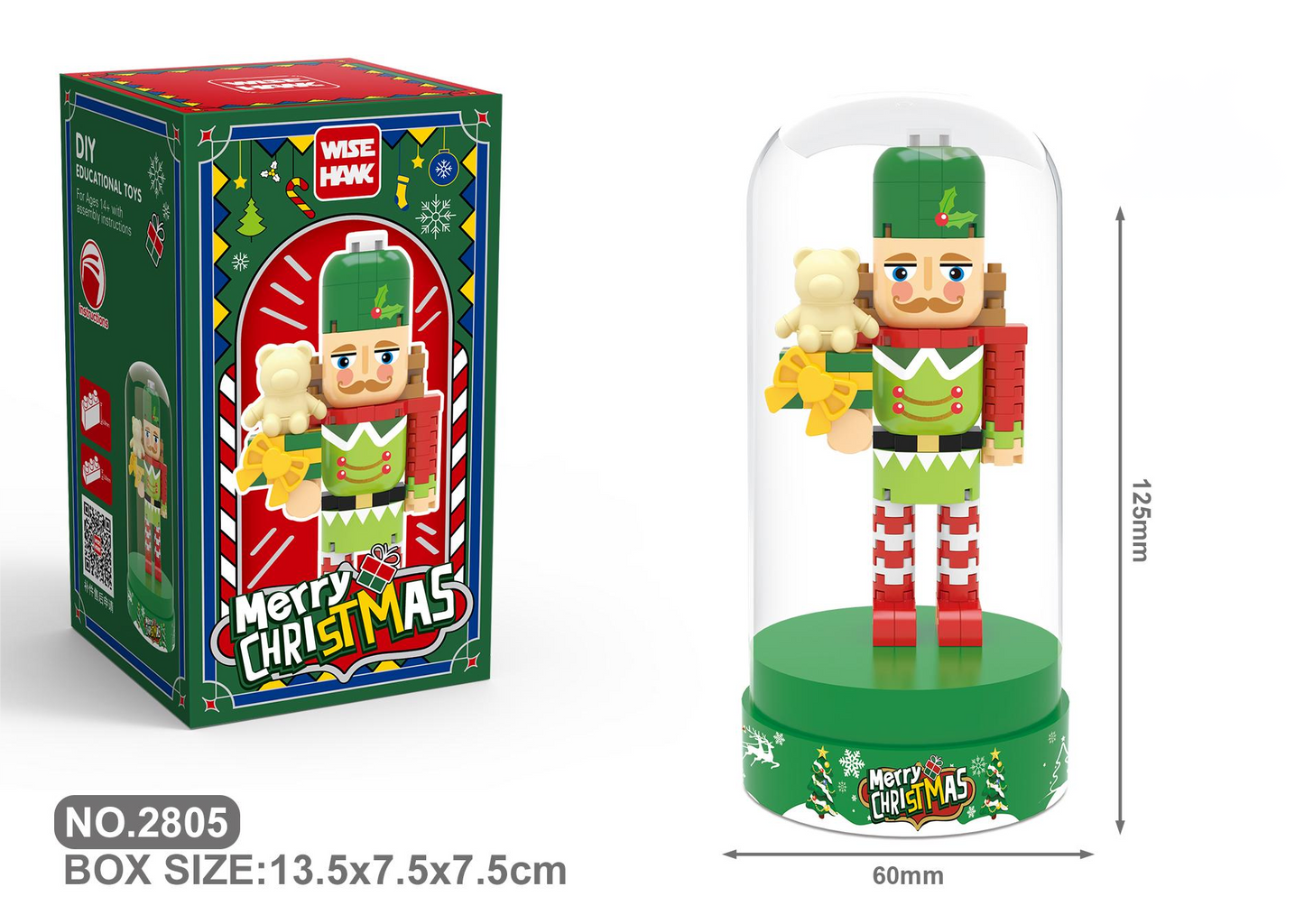 toygameshow nutcracker no.2805 micro building blocks