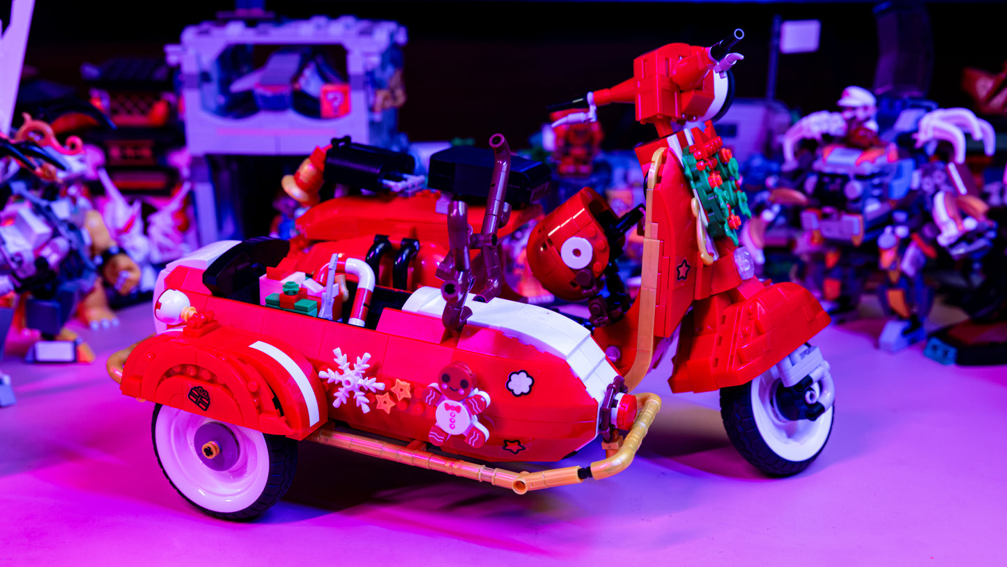 ToyGameShow Christmas Motorcycle