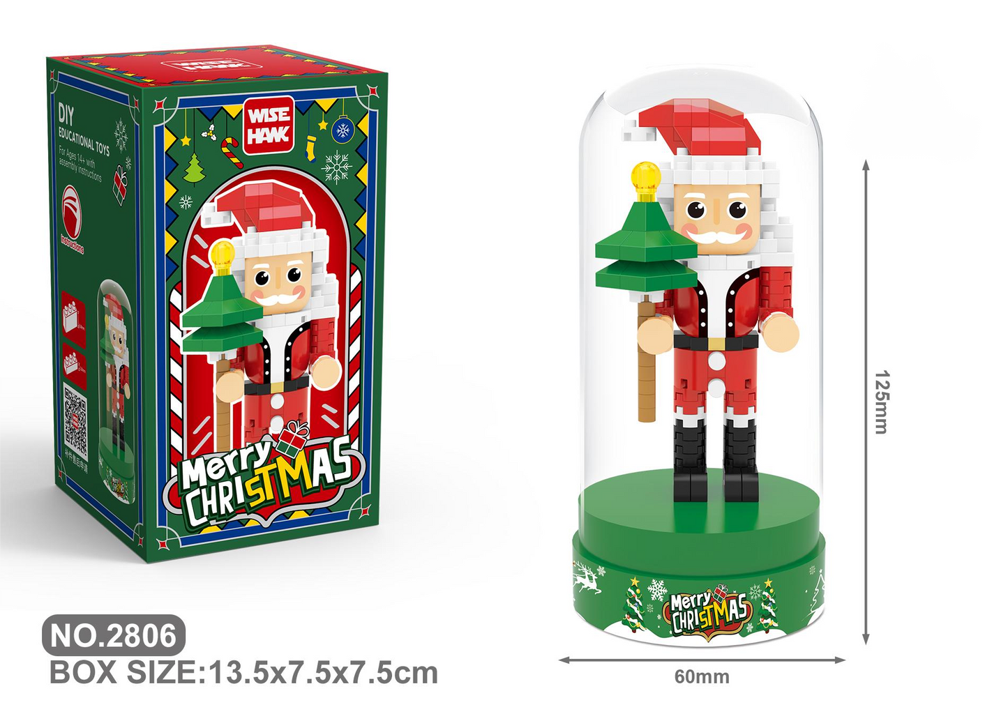 toygameshow nutcracker no.2806 micro building blocks